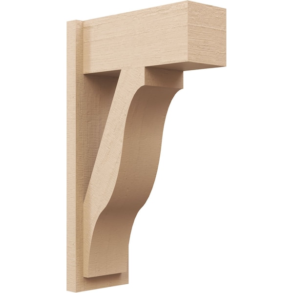 Ekena Millwork 7 1/2-in W x 16-in D x 28-in H Funston Block Rough Cedar Woodgrain TimberThane Outlooker, Primed Tan OUTUR075X16X28FST44RCPR - main
